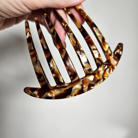 Hair comb*Curved French comb,large hair fork*side hair comb*French twist clip*Fashion gift for girls*Stylish gift