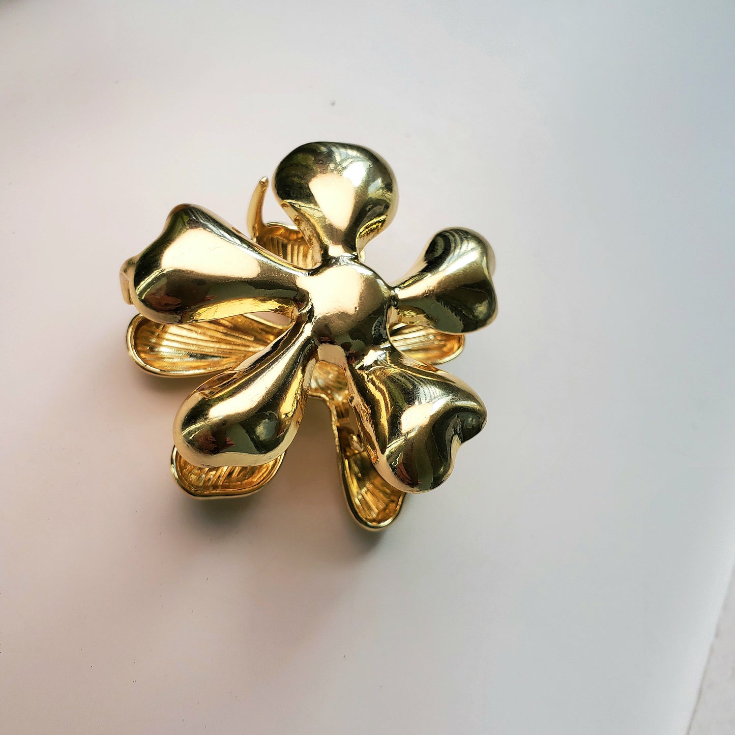 Golden Flower Claw clip