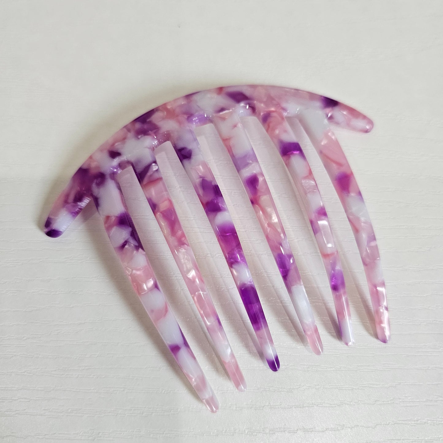 Hair comb*Curved French comb*large hair fork *side hair comb*French twist clip*pink hair comb*gift for girls