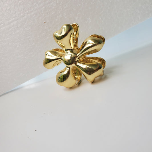 Golden Flower Claw clip