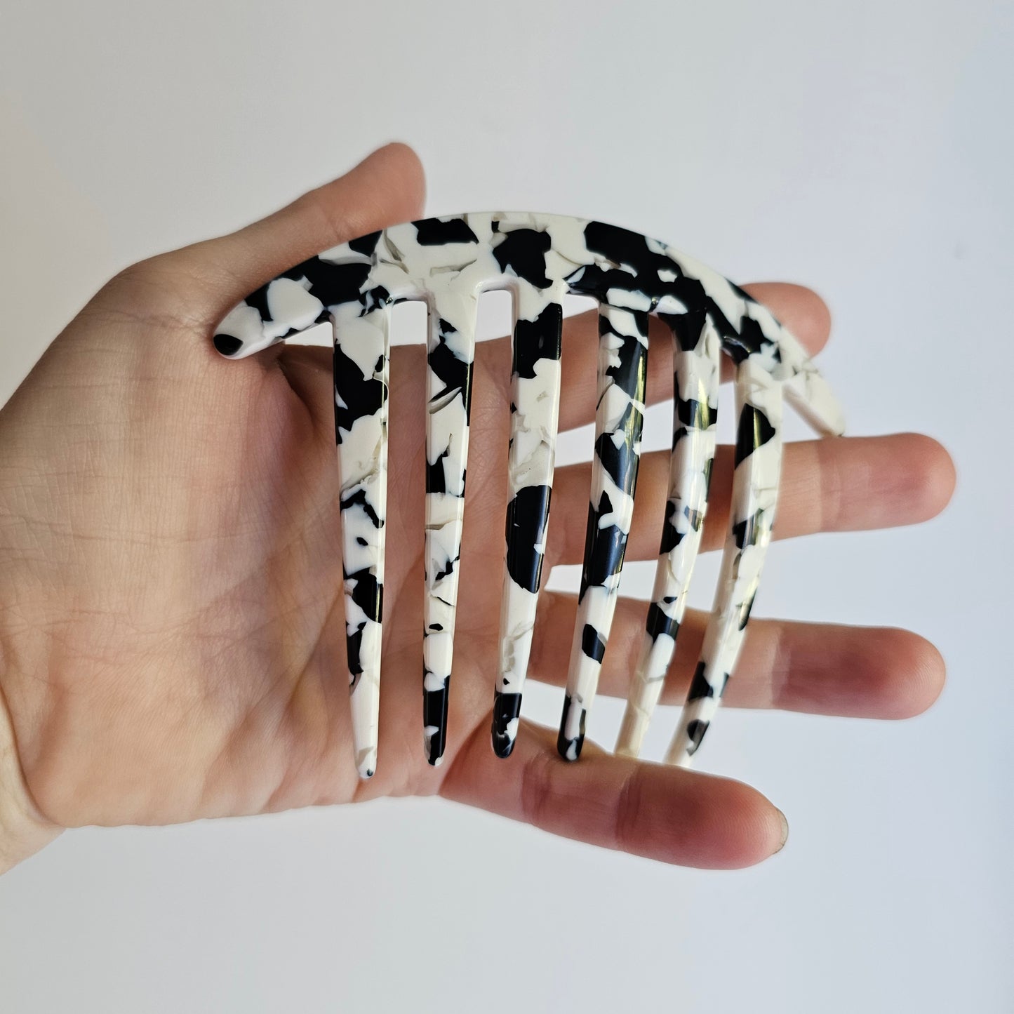 Hair comb,Curved French comb,large hair fork , side hair comb,French twist clip,gift for girls